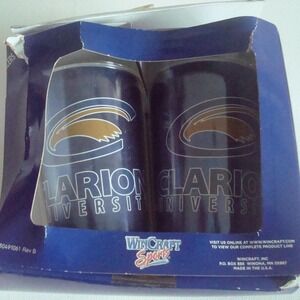 CLARION UNIVERSITY TUMBLERS 24OZ VINTAGE G4